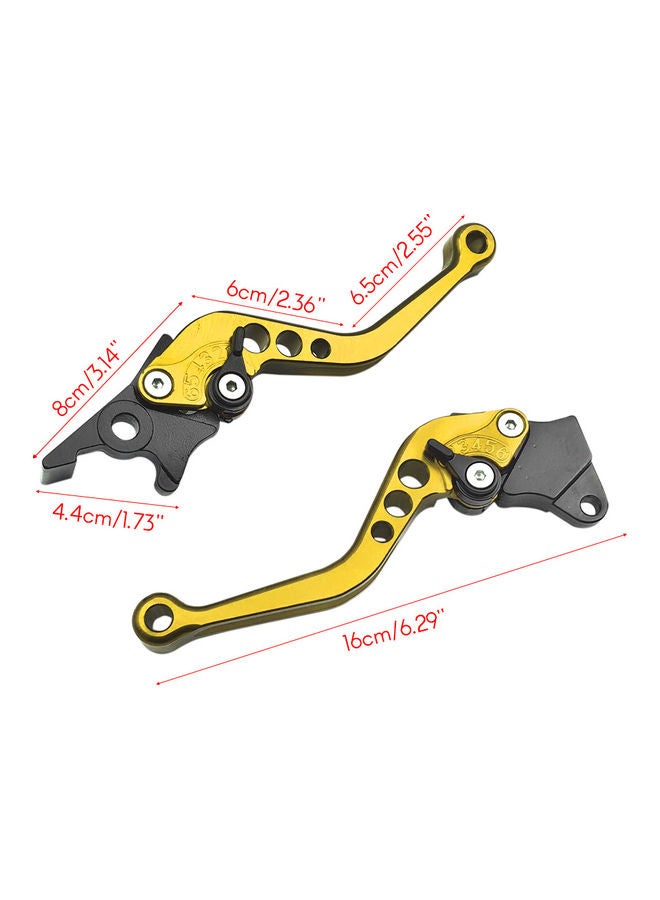 Generic 2-Piece Bike Brake Handles Clutch Lever - Image 5