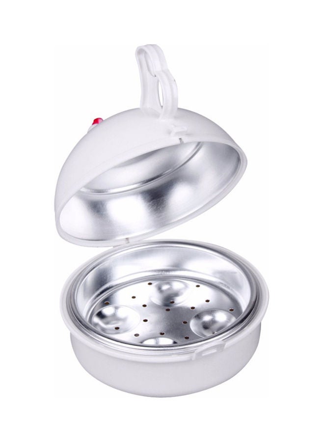 Microwave Oven Steamer Egg Boiler White 16x14x16cm  - Image 2