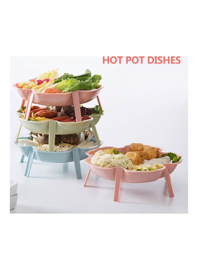 Creative Household Tableware Plate Random Colours Multicolour 20x17x17cm - Image 3