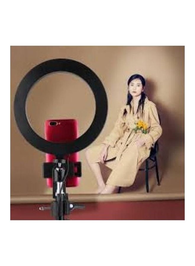 Professional Ring Light With Bag And Ring Mirrors Black  - Image 2