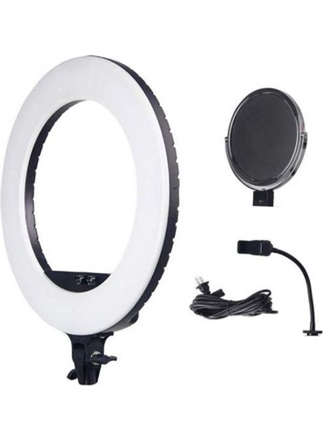 Professional Ring Light With Bag And Ring Mirrors Black  - Image 3