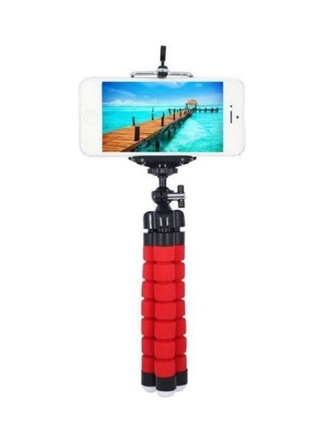 Octopus Adjustable Phone Tripod Holder Stand Red/Black  - Image 3