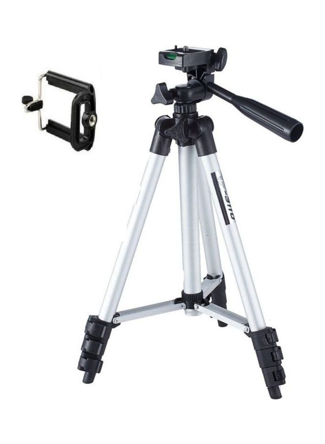 Flexible Aluminium Alloy Stand Tripod With Carry Bag For Digital Camera White/Black  - Image 1