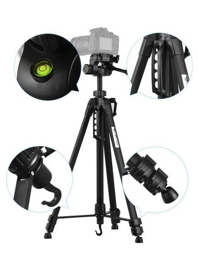 WEIFENG Professional Portable Aluminum Alloy Stand Tripod Black  - Image 3