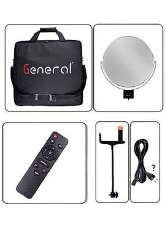 Professional Ring Light With Bag And Remote Black  - Image 2