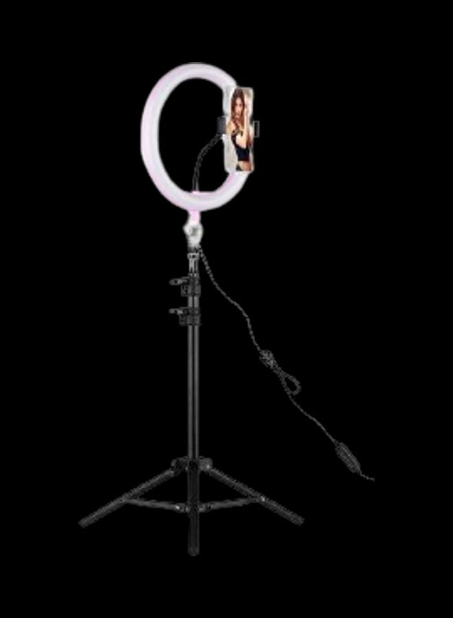 Ring Light For Photography And Makeup With Stand Black/White