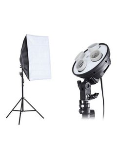 Photo Studio Lamp Holder With Soft Box Guarantees Light Black/White - v1608031874/N43066221A_1