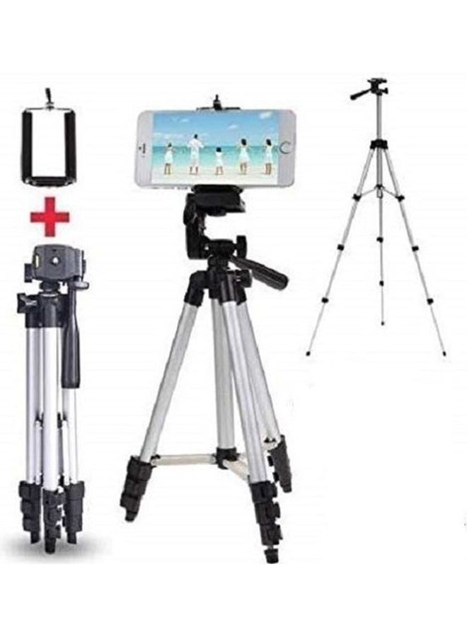 Generic Portable Digital Camera And Smart Phones Tripod Black  - Image 1
