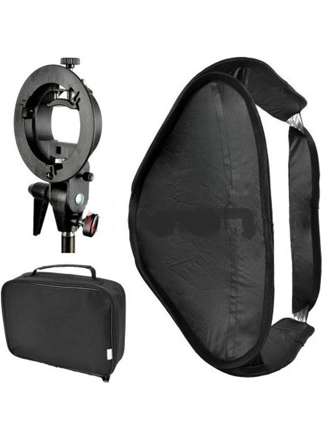 Generic Easy Softbox Flash 80 x 80cm Black  - Image 1