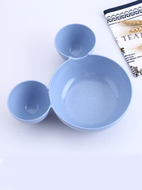 1-Piece Children's Eco-Friendly Solid Bowl Dinner Plate - Image 5