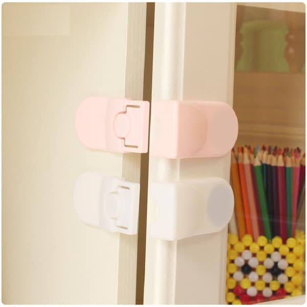 5-Pieces Child Safety Protection Right-Angle Drawer Multi-Function Corner Lock - Image 4