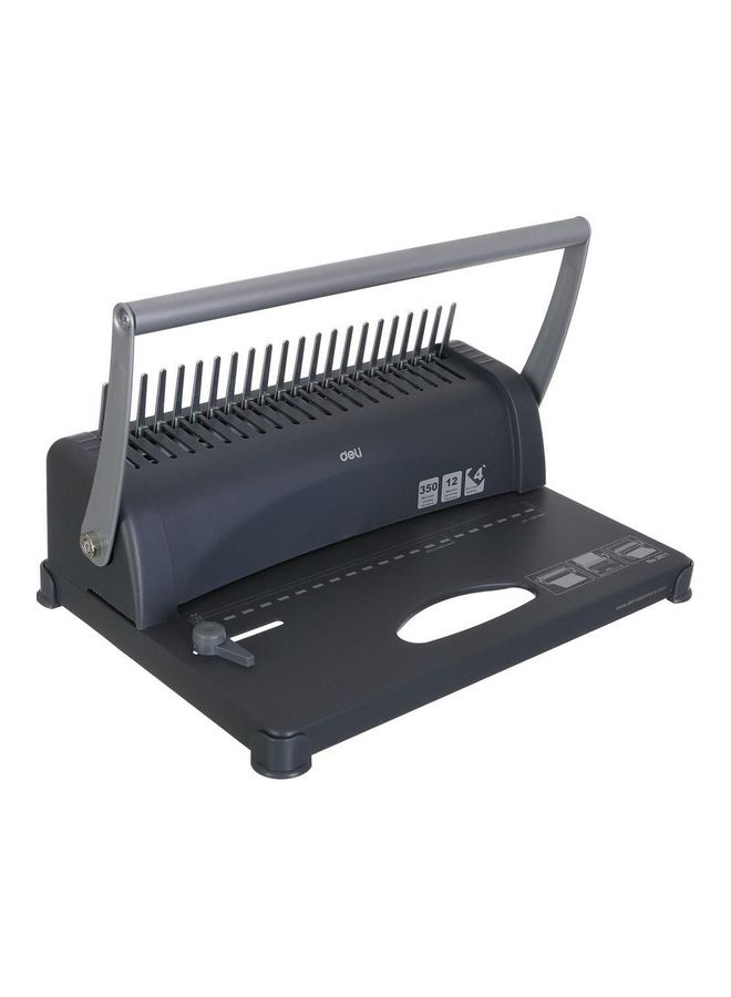 Deli - Hole Binding Machine 350 Sheets Black - Image 1
