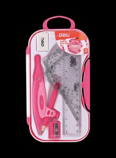 Deli Deli School Compass EG30204, Drafting Set 8pcs (1 SET)" colour may vary 