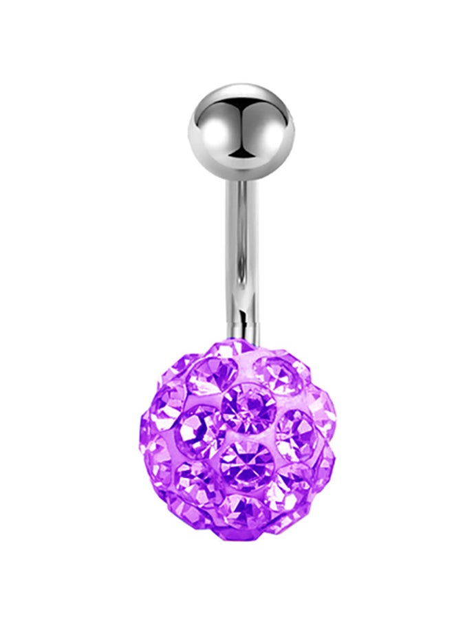 C-bo Crystal Studded Belly Ring