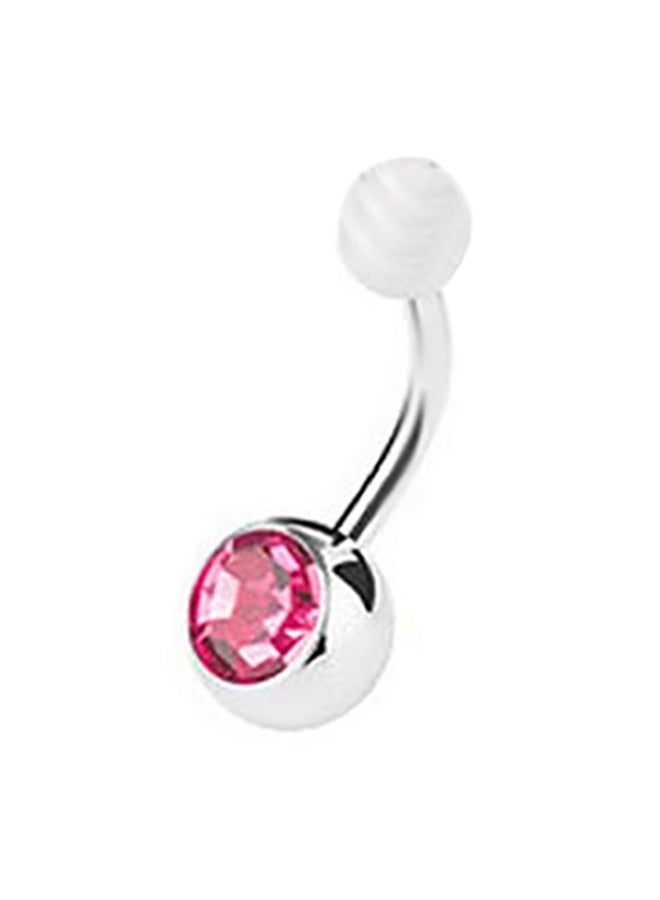 C-bo Crystal Studded Belly Ring
