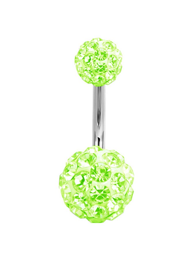 C-bo Crystal Studded Belly Ring