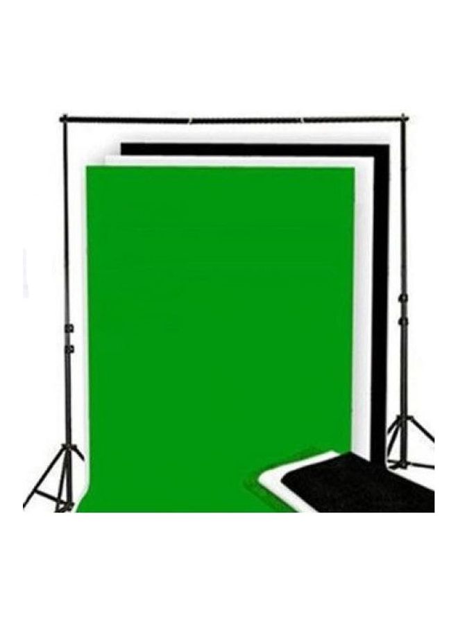Generic - Stands Backdrop With Cloth Background GreenBlack - Image 1