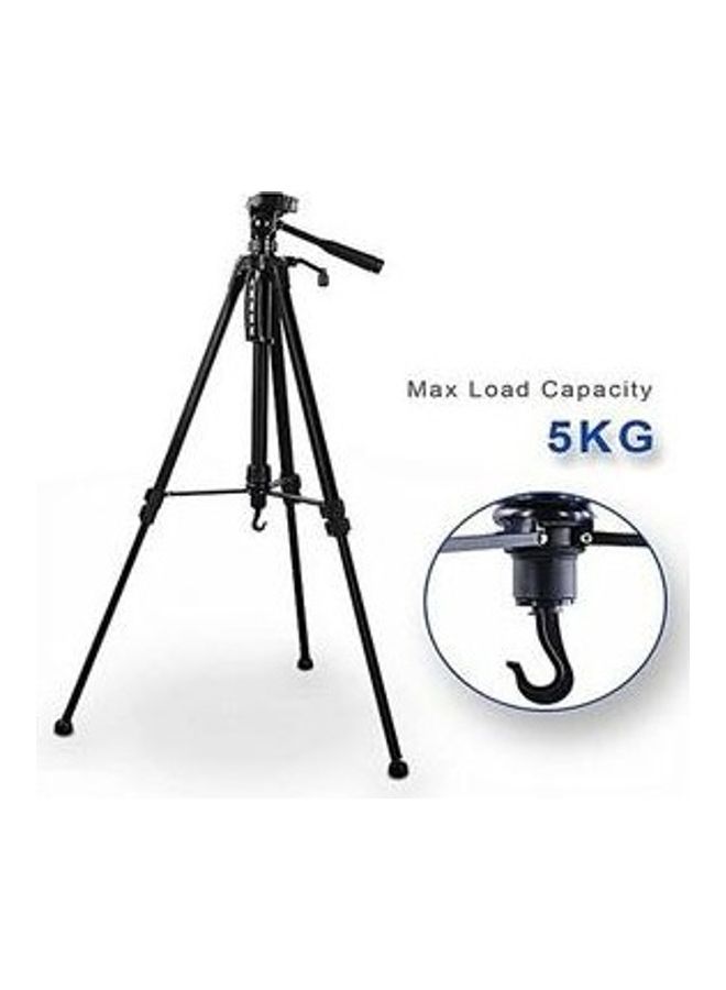 WEIFENG Professional Portable Aluminum Tripod Black - Image 2
