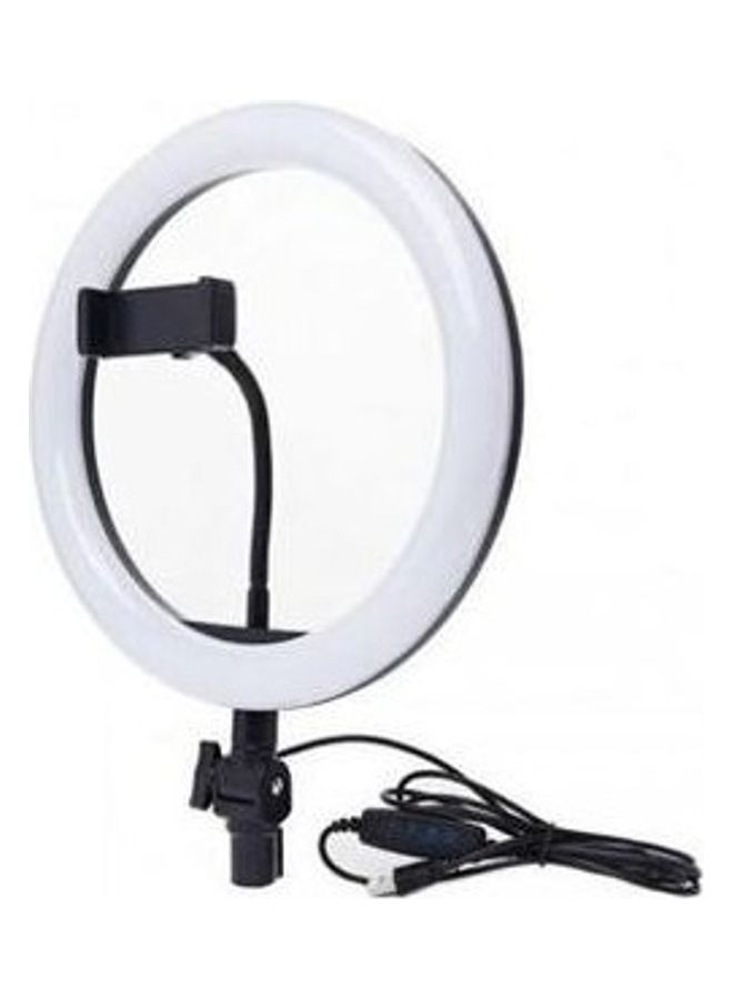 Professional Selfie Ring Light White/Black - Image 1