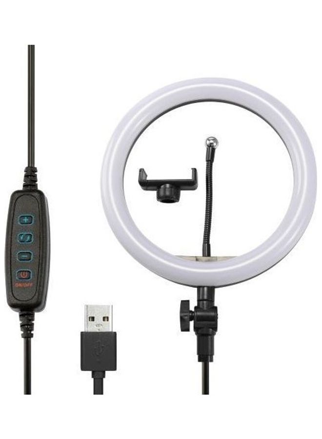 Professional Selfie Ring Light White/Black - Image 2