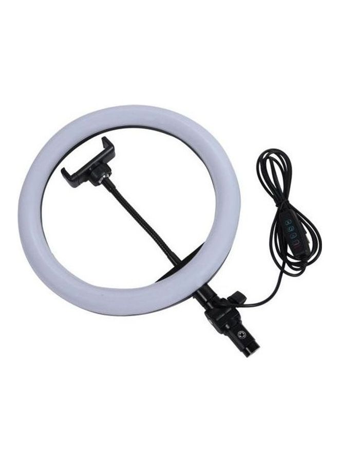 Desktop LED Ring Light Black/White - Image 5