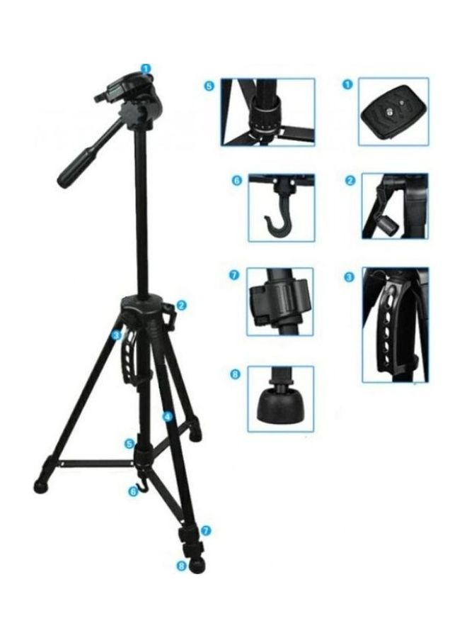 Three Foot Stand Camera Support Photography Tripod Black - Image 2