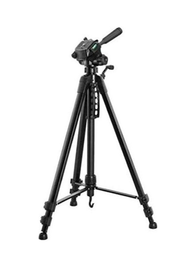 WEIFENG Professional Tripod With 2 Free Mobile Phone Clamps Black  - Image 1