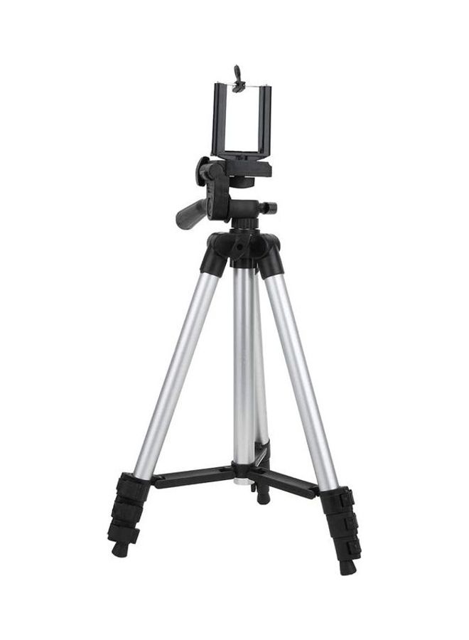 Dimensional Head Foldable Tripod Stand SilverBlack  - Image 2