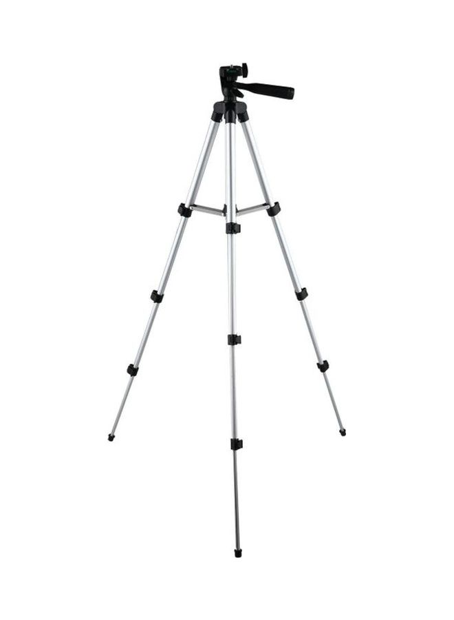 Dimensional Head Foldable Tripod Stand SilverBlack  - Image 4