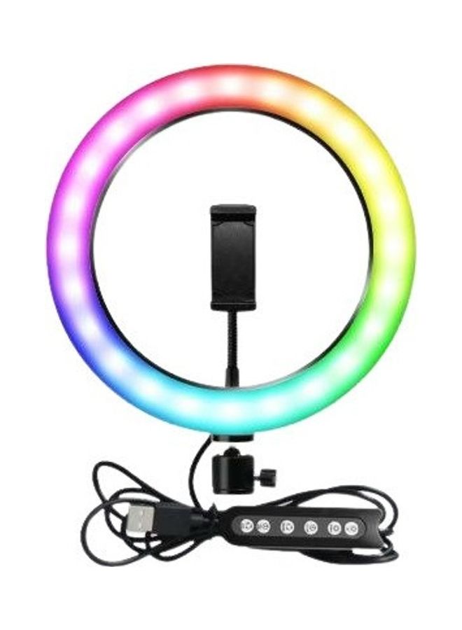 حلقة إضاءة ذاتية التصوير بفضاء لوني ار جي بي أسود/أبيض - Image 1