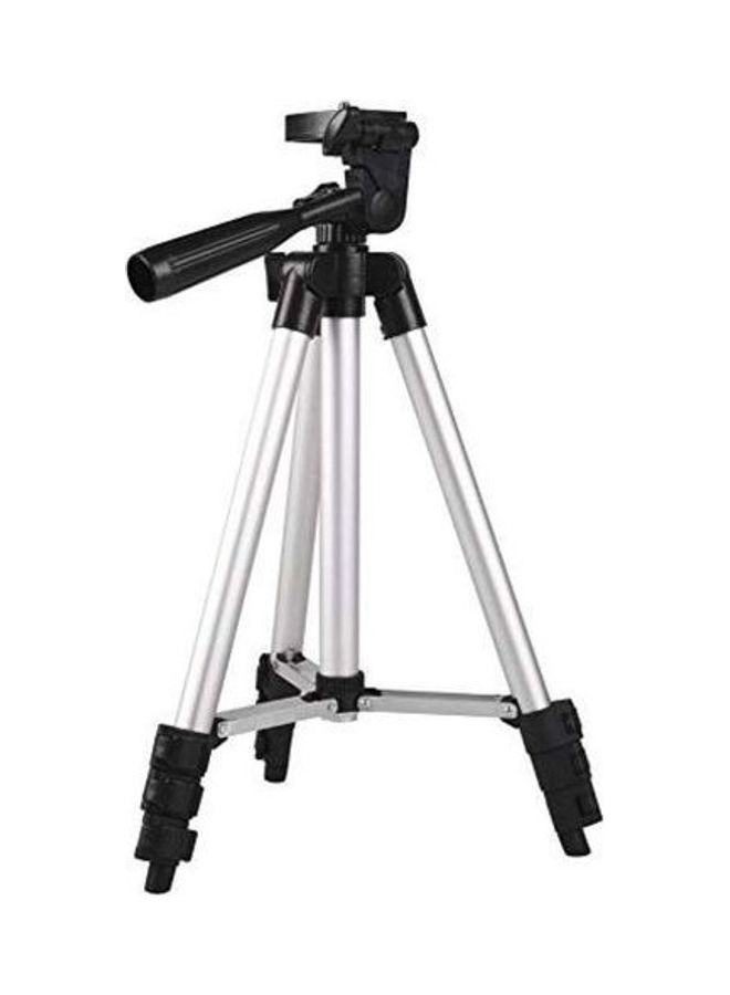 Selfie Ring Light With Tripod Stand And Phone Holder Silver/black - Image 3