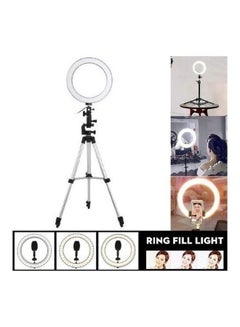 Selfie LED Ring Light With Tripod WhiteBlack - v1608037361/N43065884A_1