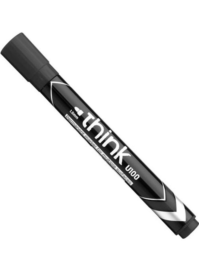 ديلي قلم تحديد دائم من Deli EU10020، طرف رصاصي: 1.5 مم (12 قطعة)