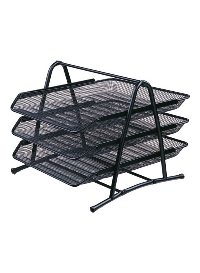 Deli Deli E9181 Desk Organizer Paper Tray - 350×278×275mm - . (1 PCS) colour may vary 