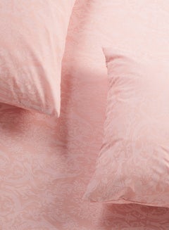 RISHAHOME 3-Piece Printed Bedsheet Set Queen Size Premium Collection 180 TC Cotton Rose Fog  - Image 4