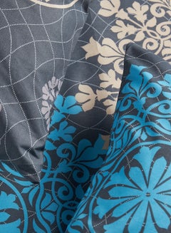 RISHAHOME 3-Piece 180 TC Premium Collection Queen Size Oslo Gray Flat Bedsheet And Pillow Case Set Includes 1x Bedsheet 240x254 cm, 2x Pillow Cases 50x75 cm Cotton Multicolour  - Image 4