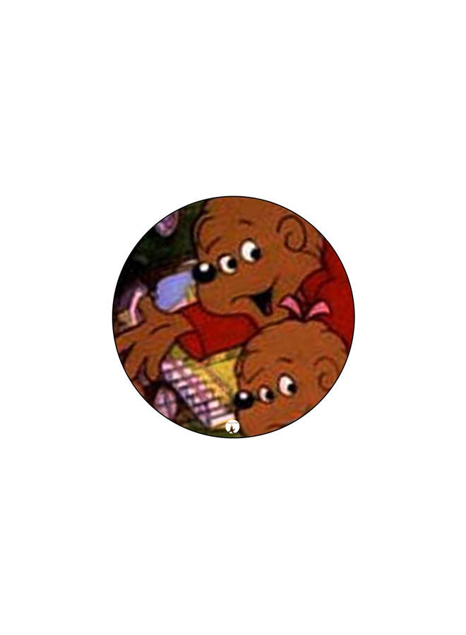 بي بي قاعدة ماوس عليها رسومات مطبوعة متعدد الألوان