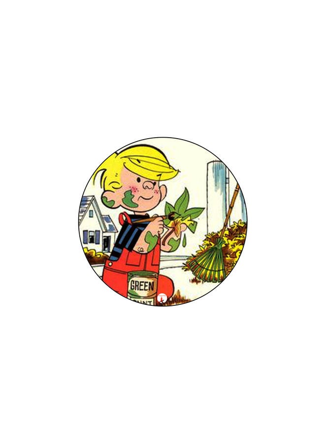 قاعدة ماوس عليها رسومات مطبوعة متعدد الألوان