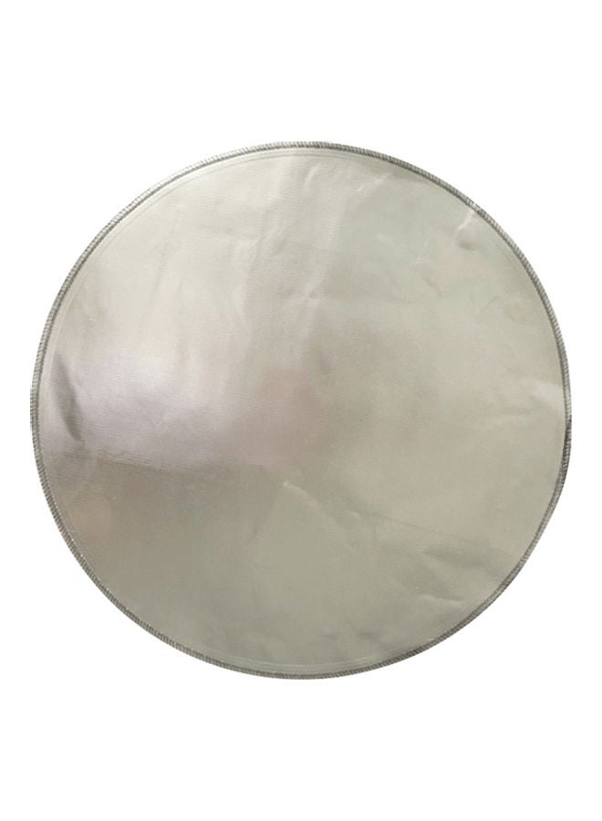 Generic - Fireproof Stove Mat Round Fire Pit Mat Silver 20x4x10cm - Image 1