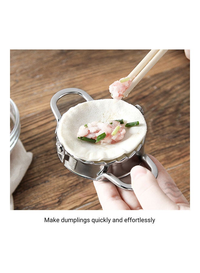 Stainless Steel Dumpling Maker Silver 11x5.5x8.8cm - Image 5