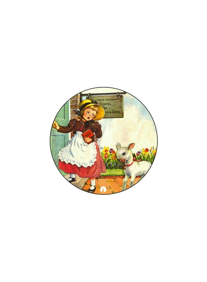 قاعدة ماوس عليها رسومات مطبوعة متعدد الألوان