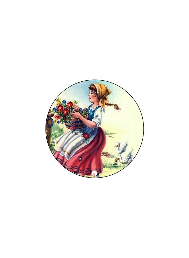 بي بي قاعدة ماوس عليها رسومات مطبوعة متعدد الألوان