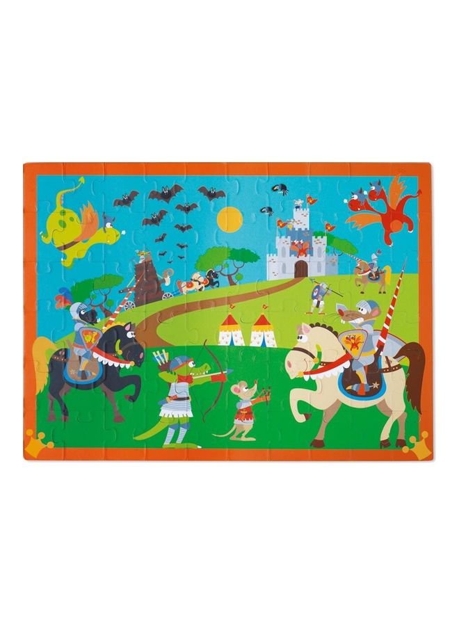 Scratch EUROPE 60 Piece Knight's Battle Puzzle Set 60 x 36cm - Image 1