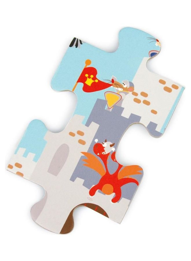 Scratch EUROPE 60 Piece Knight's Battle Puzzle Set 60 x 36cm - Image 3
