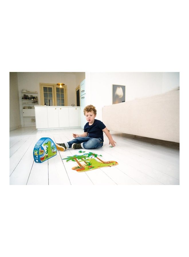 Scratch EUROPE 36 Piece Crocodile Contour Puzzle Set 49 x 47cm