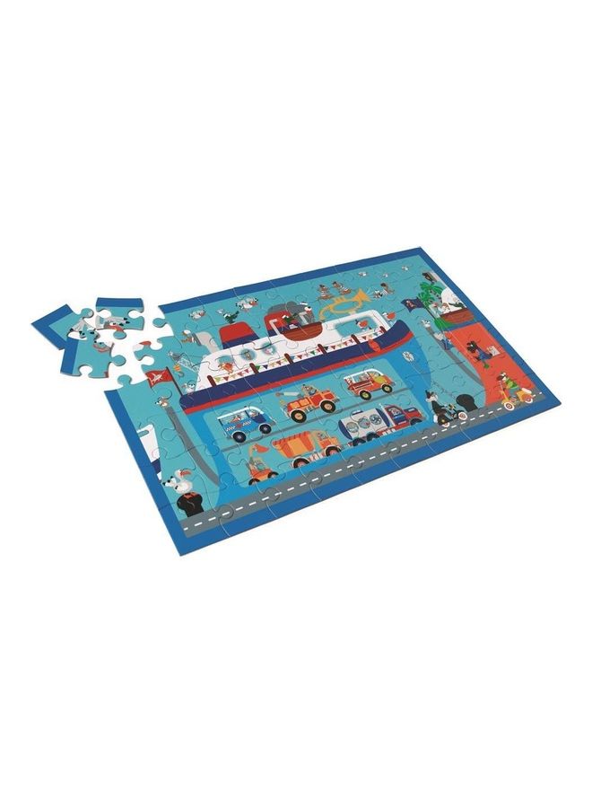 Scratch EUROPE 60 Piece Ferry Boat Puzzle Set 60 x 36cm - Image 2