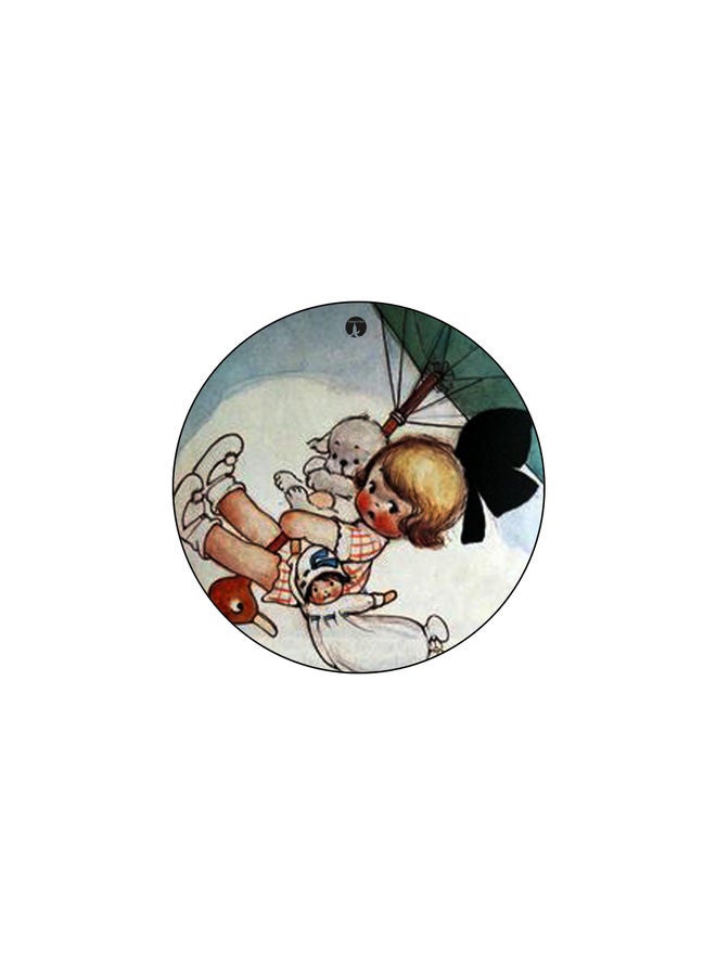 قاعدة ماوس عليها رسومات مطبوعة متعدد الألوان