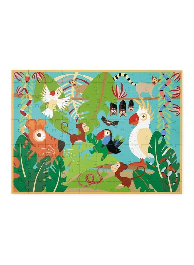 Scratch EUROPE - 100 Piece Jungle Puzzle Set 26 x 26 x 10cm - Image 1