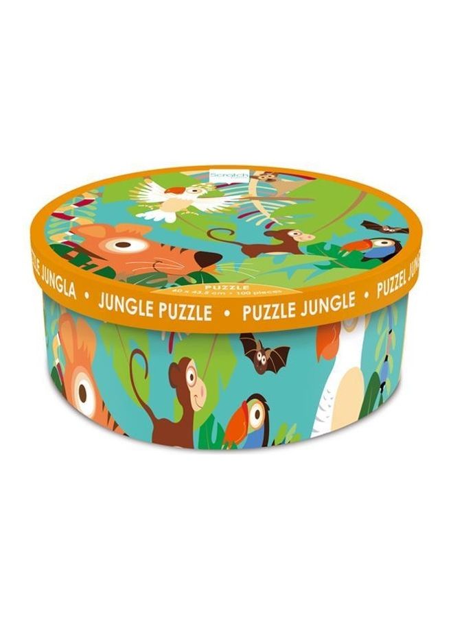 Scratch EUROPE - 100 Piece Jungle Puzzle Set 26 x 26 x 10cm - Image 1