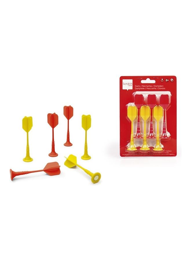 Scratch EUROPE 6 Piece Magnetic Darts Set 13 x 1 x 17.5cm - Image 1